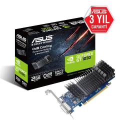 2 Gb Asus Gt1030-Sl-2G-Brk Gddr5 64Bit Dvi/Hdmi Pci Ex 3.0 16X