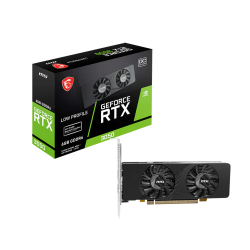 6 Gb Msi Rtx 3050 Lp E 6G Oc Gddr6 96B Dx12 Pcie 4.0 X8 (1Xdp 2Xhdmi)