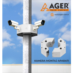 Ager Montajlı 50 Lik Yuz Tanıma Sistemi Altıgen Kamera Montaj Aparatı 